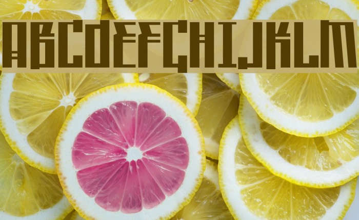 Saffron_Cyr Font examples