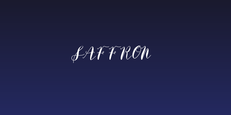 Saffron Social Header