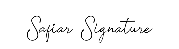 Safiar Signature  لخطوط تنزيل