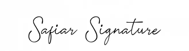 Safiar Signature  baixar fontes gratis