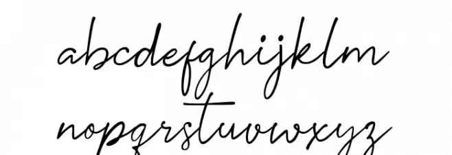 Safiar Signature Font Litere mici