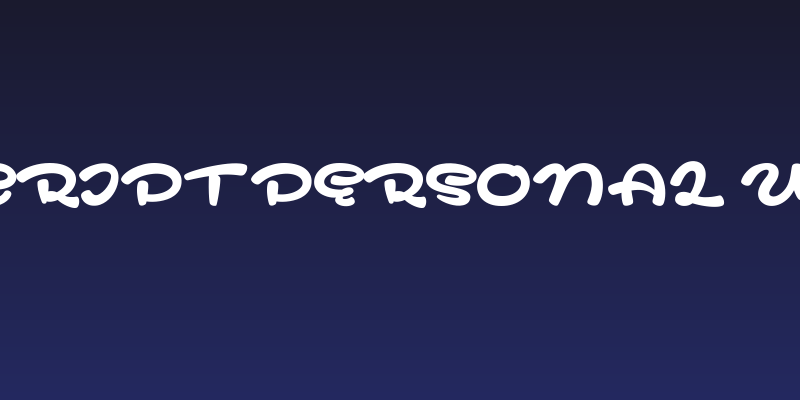 Safir Script PERSONAL USE ONLY Social Header