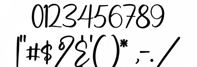 Safira Brown Font OTHER CHARS