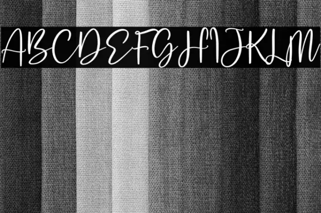 Safira Brown Font examples