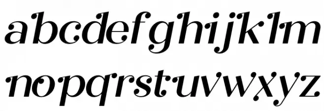 Safira Italic خط أحرف صغيرة