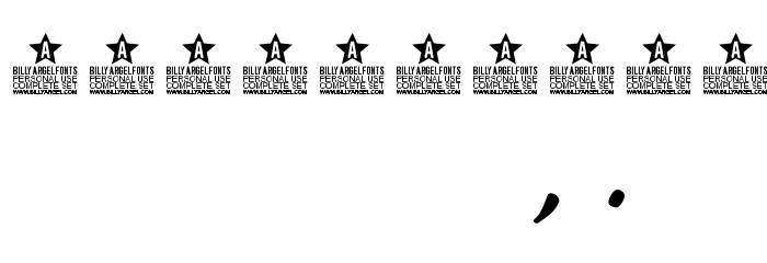 Safira Shine Personal Use Font OTHER CHARS