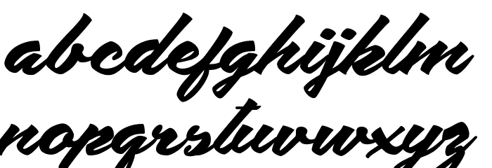 Safira Shine Personal Use Font LOWERCASE