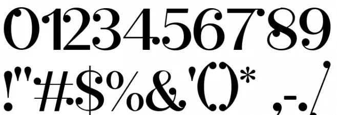 Safira Font OTHER CHARS