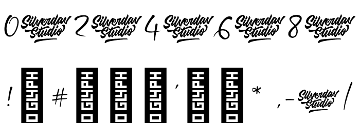 Safirah Moon Regular Font OTHER CHARS