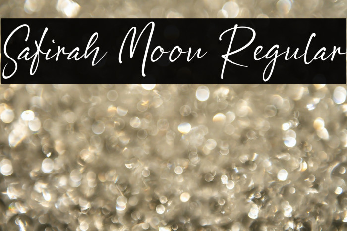 Safirah Moon Regular Example 2