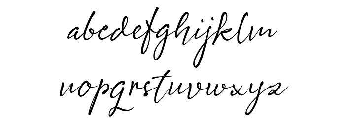 Safirah Moon Regular Font LOWERCASE
