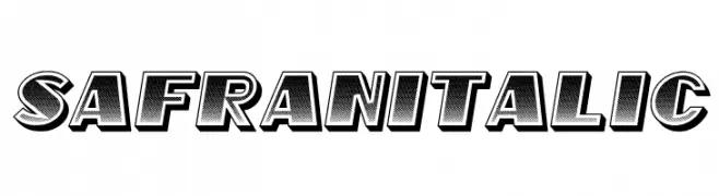 Safran Italic  Frei Schriftart Herunterladen