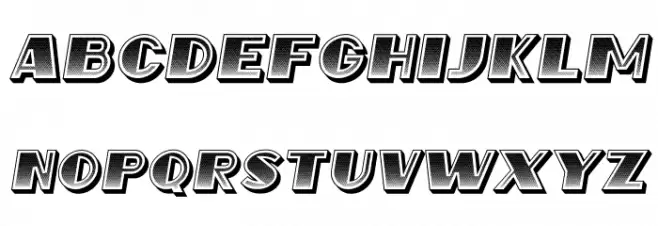 Safran Italic 字体 大写