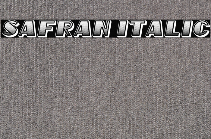 Safran Italic Example 2