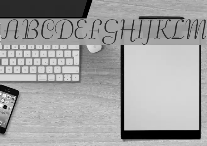 Safrole Schriftart examples