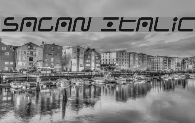 Sagan Italic Font examples
