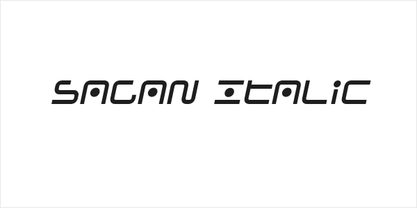 Sagan Italic Logo