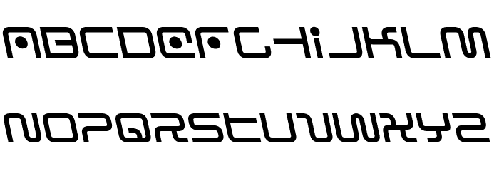 Sagan Leftalic Font LOWERCASE