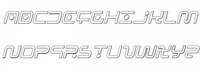 Sagan Outline Italic خط أحرف كبيرة