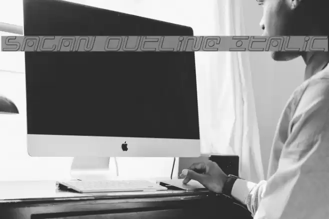 Sagan Outline Italic Font examples