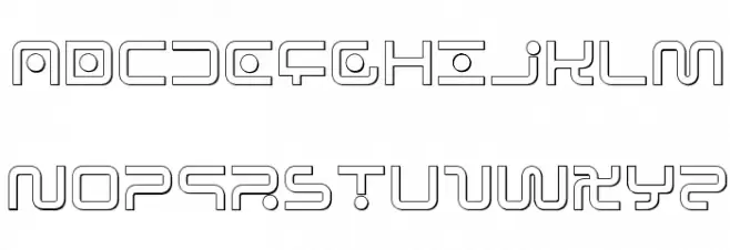 Sagan Outline Fonte MAIÚSCULAS