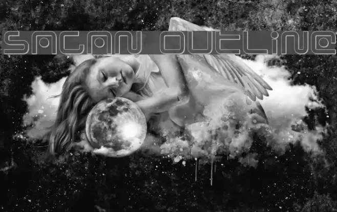 Sagan Outline Caratteri examples