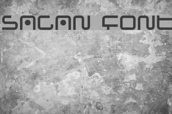 Sagan Schriftart examples