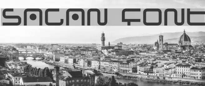 Sagan Schriftart examples