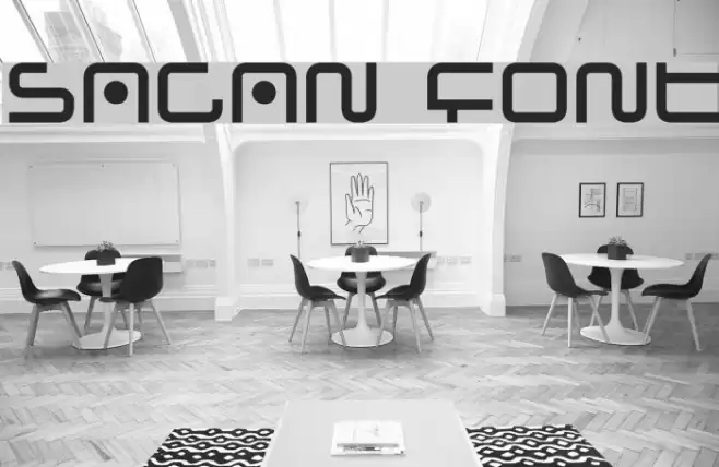Sagan Schriftart examples
