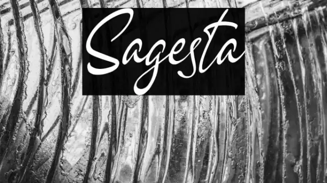 Sagesta Font examples