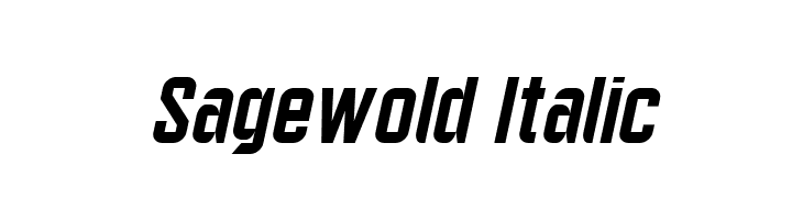 Sagewold Italic  Free Fonts Download
