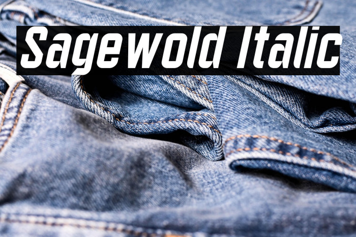 Sagewold Italic Example 2