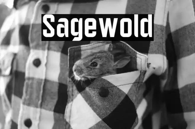 Sagewold Font examples
