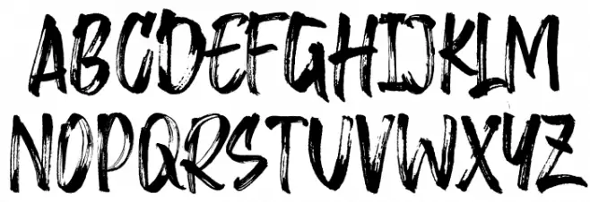 Saggacity Regular Schriftart Groß