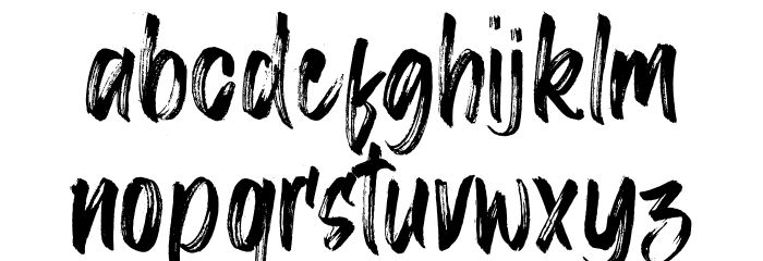 Saggacity Regular Font LOWERCASE
