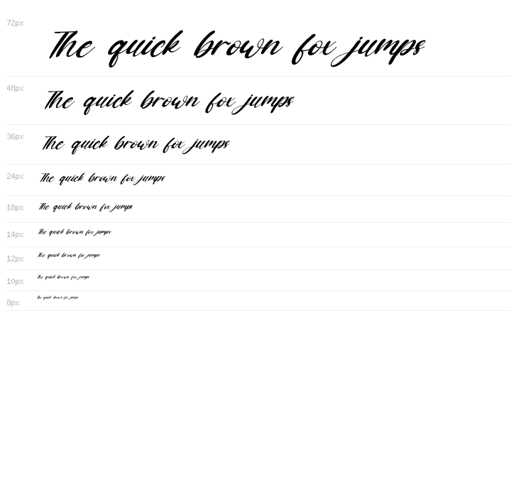 Saggitarius Italic Waterfall