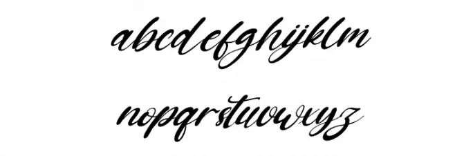 Saggitarius Italic 字体 小写