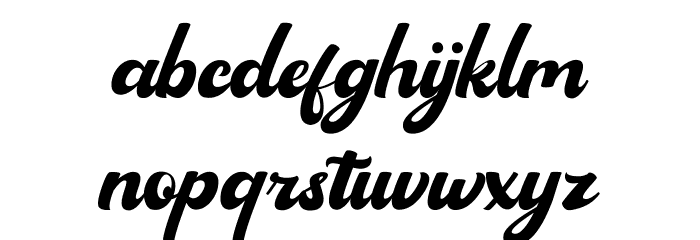 Sagha Font LOWERCASE