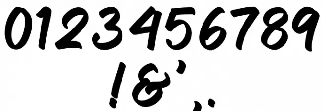 Saghinores Font OTHER CHARS