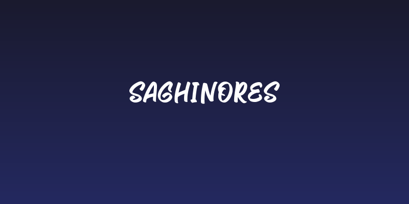 Saghinores Social Header