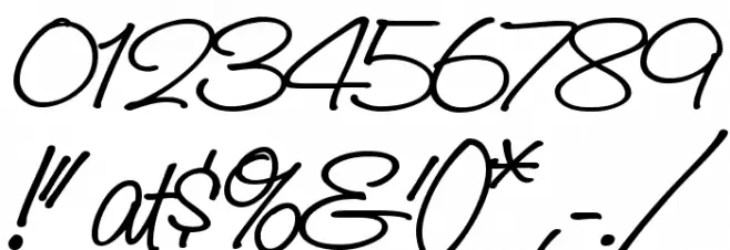 Saginaw  Bold Font OTHER CHARS