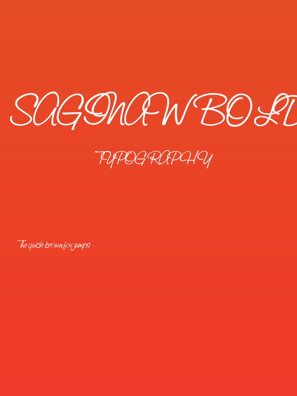 Saginaw  Bold Poster