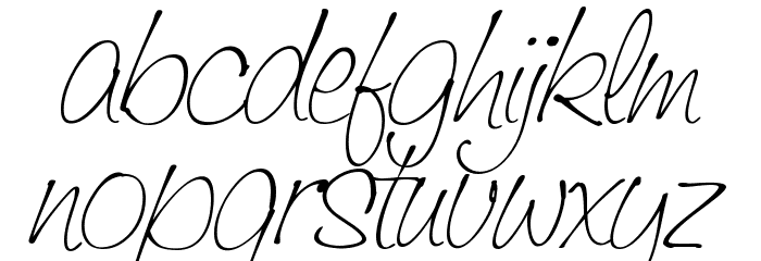 Saginaw Light Font LOWERCASE