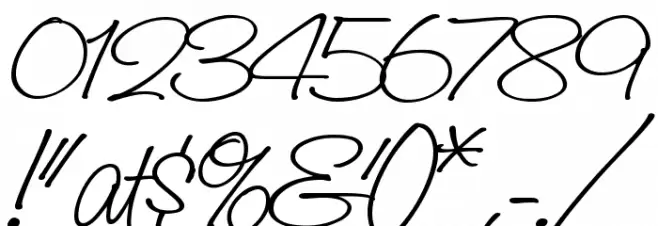 Saginaw  Medium Font OTHER CHARS