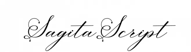 SagitaScript  font caratteri gratis