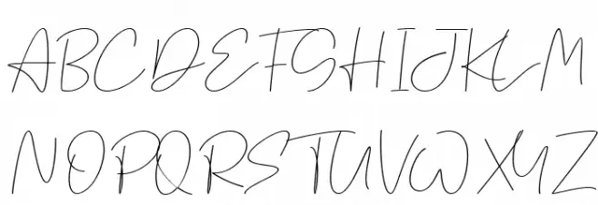 Sagitarius Schriftart Groß