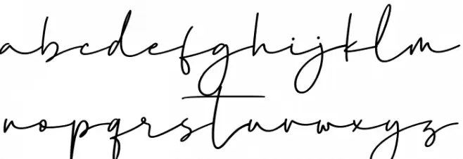 Sagitarius Schriftart Kleinbuchstaben