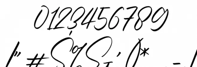 Sagitha Font OTHER CHARS