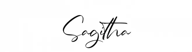 Sagitha  Frei Schriftart Herunterladen