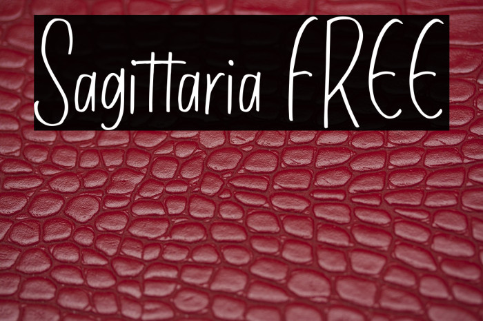 Sagittaria FREE Example 3